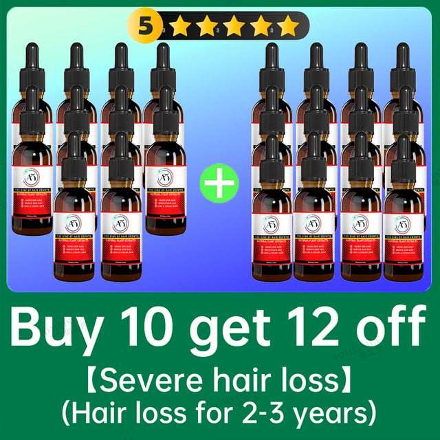 Hair Growth Oil Fast Hair Growth Effective Baldness Repair Hereditary Hair Loss Postpartum Hair Loss Seborrheic Hair Loss