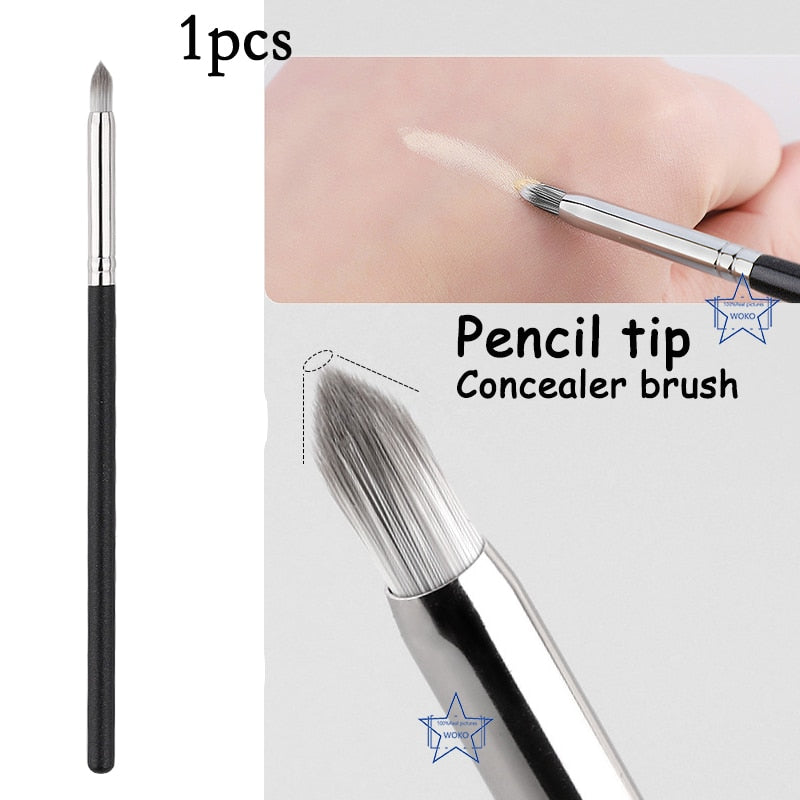 Upgrade Blade Eyeliner Brush Ultra Thin Fine Angle Flat Eyebrow Brush Under The Eyes Place Makeup Brush Precise Detail Brush Pencil concealer 1pc