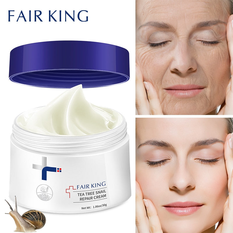 Snail Face Cream Collagen Anti-Wrinkle Whitening Facial Cream Hyaluronic Acid Moisturizing Anti-aging Nourishing Serum Skin Care