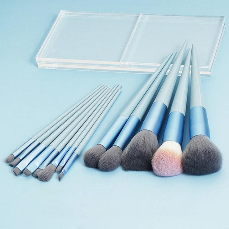 13Pcs Soft Fluffy Makeup Brushes Set for cosmetics Foundation Blush Powder Eyeshadow Kabuki Blending Makeup brush beauty tool