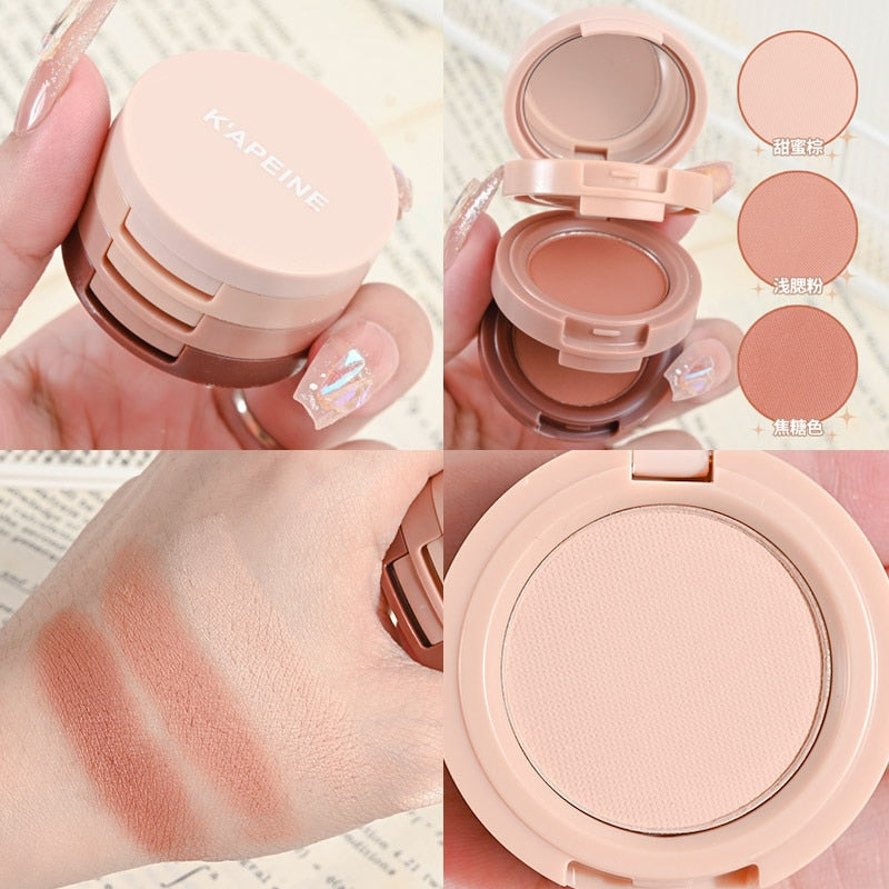 3-in-1 Makeup Palette Matte Pearlescent Eyeshadow Blush Highlighter Contouring Three-layer All-in-one Palette Brightening Skin 7